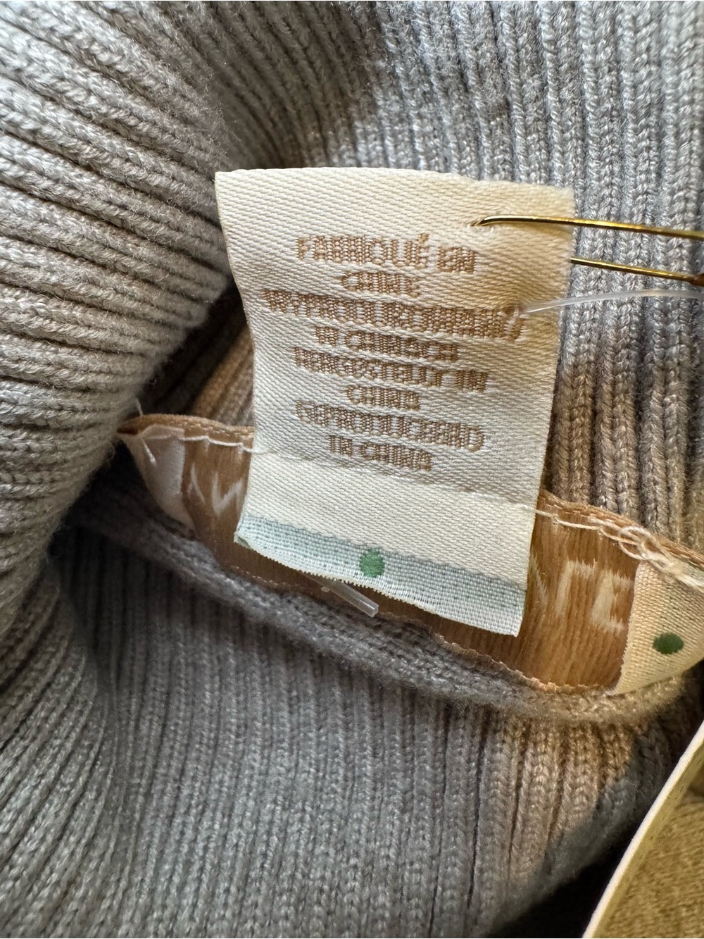 Cynthia Rowley grey turtleneck dolman-sleeve sweater medium - Picture 7 of 12